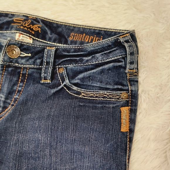 SILVER Jeans Santorini Denim Capri Pants, Size  28 - Picture 7 of 11